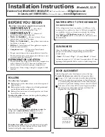 Preview for 10 page of GE 197D3351P020 Owner'S Manual And Installation Instructions