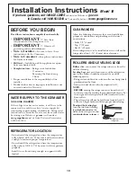 Preview for 10 page of GE 197D3354P013 Owner'S Manual And Installation Instructions