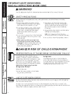 Preview for 2 page of GE 197D4613P004 Owner'S Manual And Installation