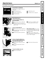 Preview for 11 page of GE 197D4618P002 Owner'S Manual And Installation Instructions