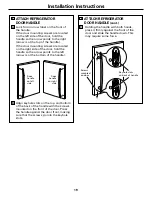 Preview for 19 page of GE 197D4618P002 Owner'S Manual And Installation Instructions