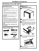 Preview for 24 page of GE 197D4618P002 Owner'S Manual And Installation Instructions