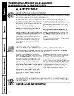 Preview for 82 page of GE 197D4618P002 Owner'S Manual And Installation Instructions