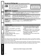 Preview for 114 page of GE 197D4618P002 Owner'S Manual And Installation Instructions