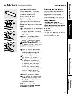 Preview for 49 page of GE 197D4618P003 Owner'S Manual And Installation Instructions