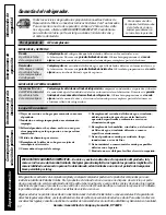 Предварительный просмотр 62 страницы GE 197D5226P005 Owner'S Manual And Installation Instructions