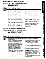 Preview for 3 page of GE 197D7799P001 Owner'S Manual And Installation Instructions