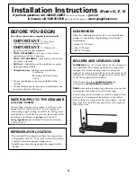 Preview for 9 page of GE 197D7799P001 Owner'S Manual And Installation Instructions