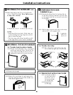 Preview for 15 page of GE 197D7799P001 Owner'S Manual And Installation Instructions