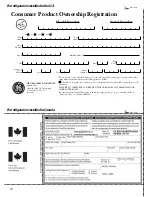 Preview for 22 page of GE 197D7799P001 Owner'S Manual And Installation Instructions