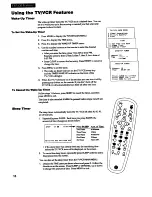 Preview for 12 page of GE 19TVR60 User Manual