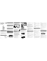 GE 2.4 GHZ CORDLESS 27831 User Manual preview