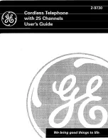 GE 2-9730 User Manual preview