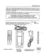 Preview for 3 page of GE 2-9730 User Manual