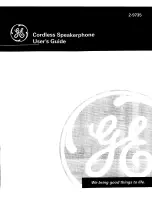 Preview for 1 page of GE 2-9735 User Manual