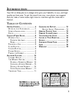 Preview for 3 page of GE 2-9750 User Manual