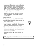 Preview for 22 page of GE 2-9774 User Manual