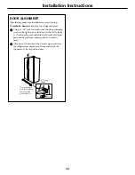 Предварительный просмотр 15 страницы GE 20 Series Owner'S Manual And Installation Instructions