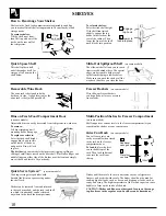 Preview for 10 page of GE 20 Use And Care & Installation Manual