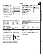 Preview for 31 page of GE 20 Use And Care & Installation Manual