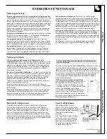 Preview for 33 page of GE 20 Use And Care & Installation Manual