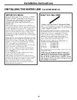 Preview for 14 page of GE 200D2463P002 Owner'S Manual & Installation Instructions