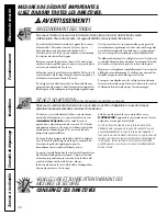 Preview for 40 page of GE 200D2600P001 Owner'S Manual And Installation