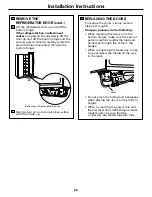 Preview for 25 page of GE 200D2600P043 Owner'S Manual And Installation