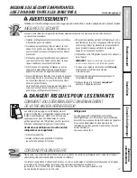 Preview for 47 page of GE 200D8074P043 Owner'S Manual And Installation