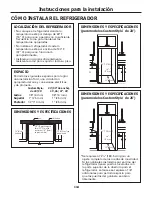 Preview for 114 page of GE 200D8074P043 Owner'S Manual And Installation