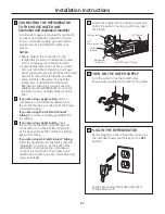 Preview for 27 page of GE 200D8074P046 Owner'S Manual And Installation Manual