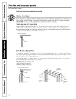 Предварительный просмотр 17 страницы GE 21 Owner'S Manual And Installation