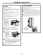 Preview for 26 page of GE 21 Owner'S Manual