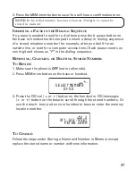 Предварительный просмотр 37 страницы GE 21095 User Manual