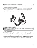 Preview for 11 page of GE 210952 - 2.4GHz Cordless Phone User Manual