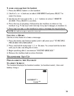 Preview for 19 page of GE 21098GE3 User Manual