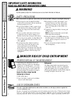 Preview for 2 page of GE 22 Series Owner'S Manual & Installation Instructions