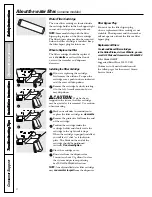 Preview for 6 page of GE 22 Series Owner'S Manual & Installation Instructions