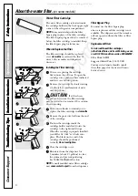 Preview for 6 page of GE 22 Owner'S Manual & Installation Instructions