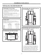 Preview for 23 page of GE 22 Owner'S Manual And Installation