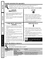 Preview for 120 page of GE 225D1804P001 Owner'S Manual And Installation Instructions