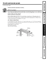 Preview for 21 page of GE 24 Series Owner'S Manual