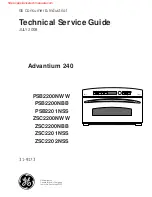 GE 240 Technical Service Manual предпросмотр