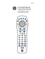 GE 24922 - Universal Remote Control Instruction Manual preview