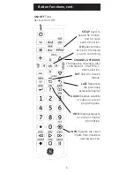 Предварительный просмотр 5 страницы GE 24965 Instruction Manual