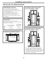 Preview for 28 page of GE 25 Owner'S Manual And Installation