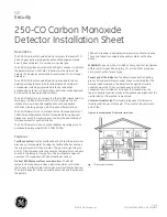 Preview for 1 page of GE 250-CO Installation Sheet