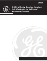 GE 25833 Instructions Manual preview