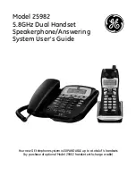 Preview for 1 page of GE 25982EE2 User Manual