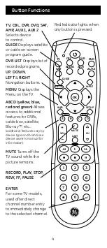 Preview for 4 page of GE 26607 Instruction Manual